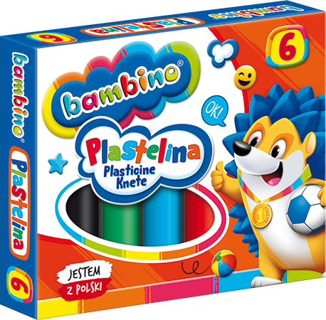 Plastelina St.Majewski Bambino 6kol. 01727